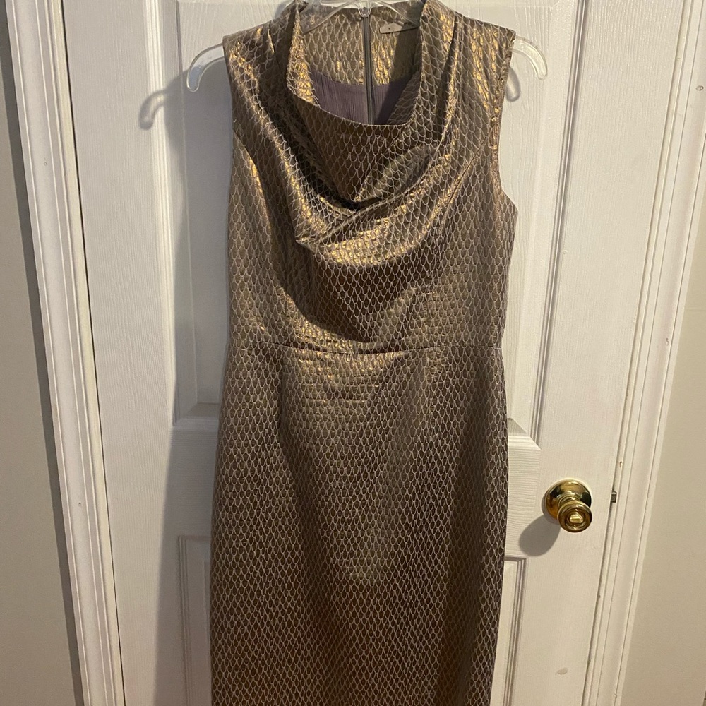 Copper/tan Dress